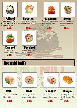 Spécial roll's et Aromakis